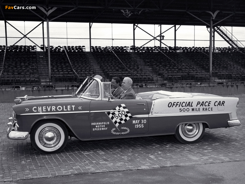 Chevrolet Bel Air Convertible Indy 500 Pace Car (2434-1067D) 1955 pictures (800 x 600)