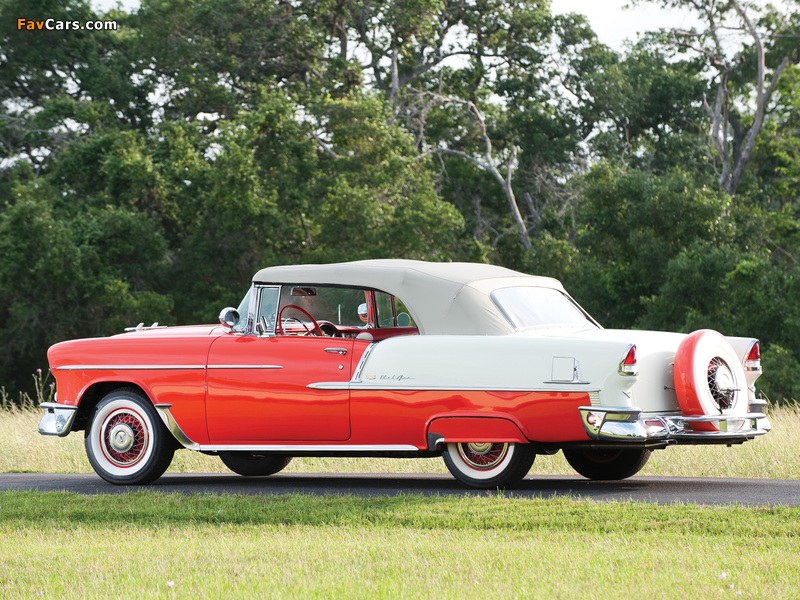 Chevrolet Bel Air Convertible (2434-1067D) 1955 wallpapers (800 x 600)