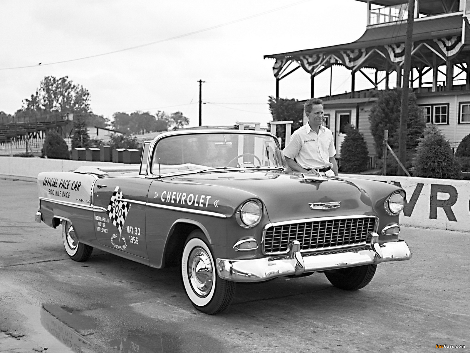 Chevrolet Bel Air Convertible Indy 500 Pace Car (2434-1067D) 1955 wallpapers (1600 x 1200)