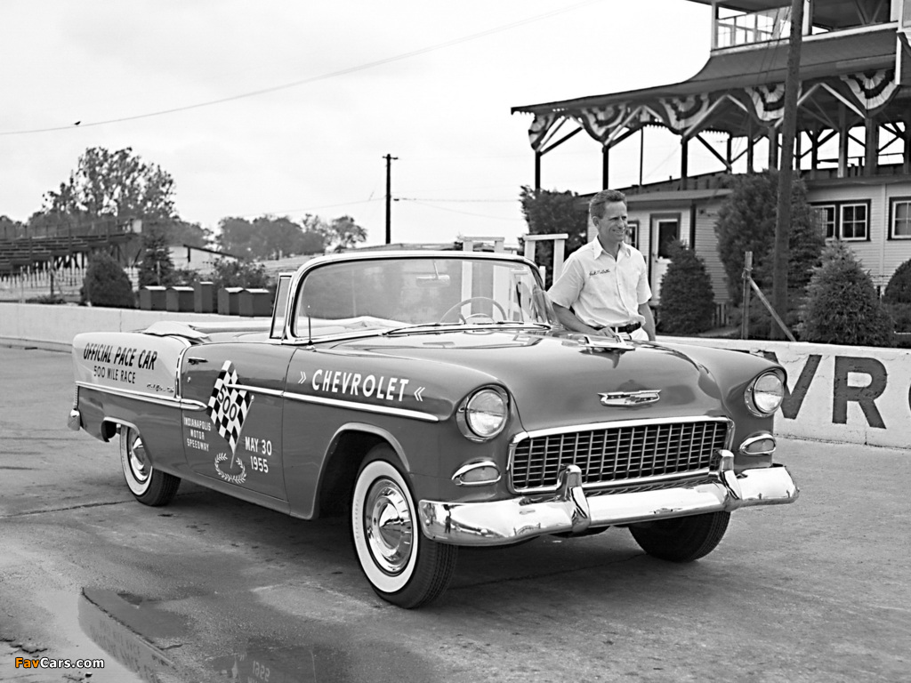 Chevrolet Bel Air Convertible Indy 500 Pace Car (2434-1067D) 1955 wallpapers (1024 x 768)