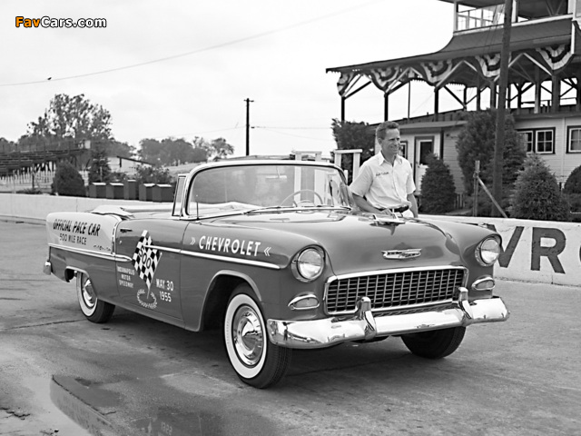 Chevrolet Bel Air Convertible Indy 500 Pace Car (2434-1067D) 1955 wallpapers (640 x 480)