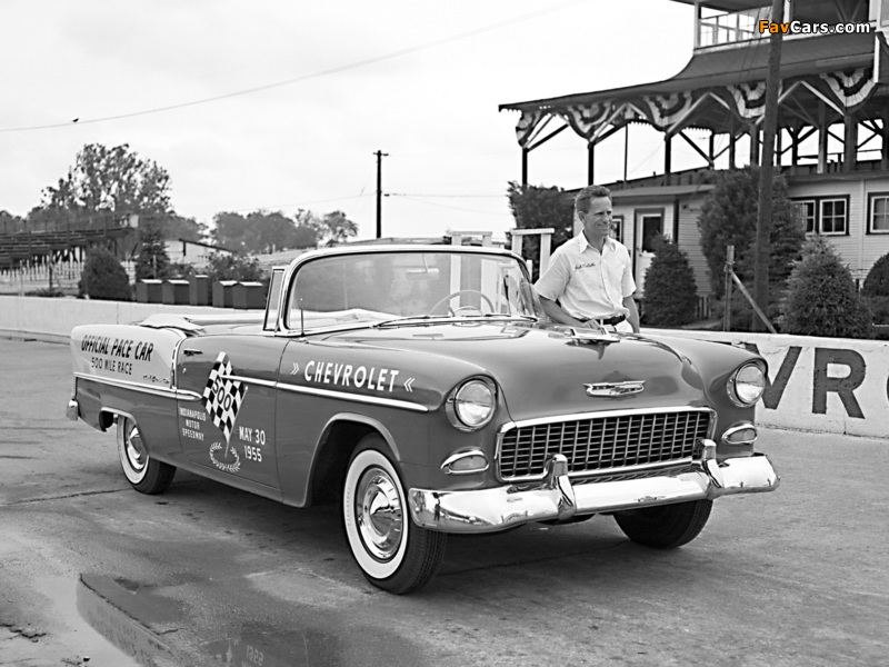 Chevrolet Bel Air Convertible Indy 500 Pace Car (2434-1067D) 1955 wallpapers (800 x 600)
