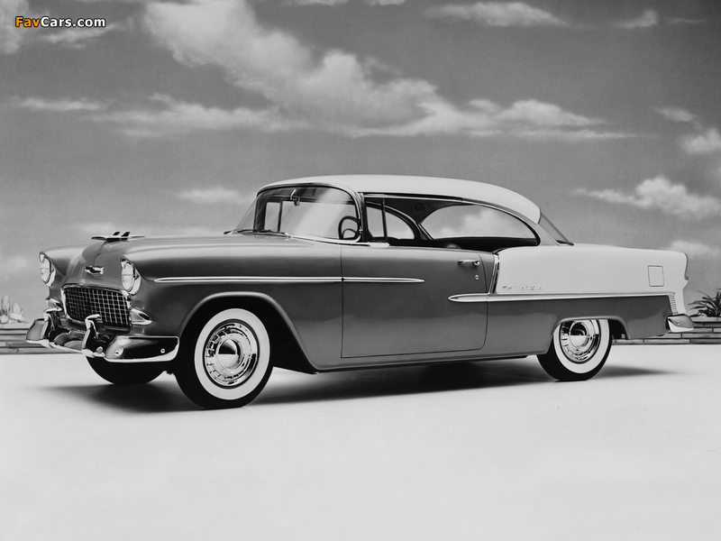 Chevrolet Bel Air Sport Coupe (2454-1037D) 1955 wallpapers (800 x 600)