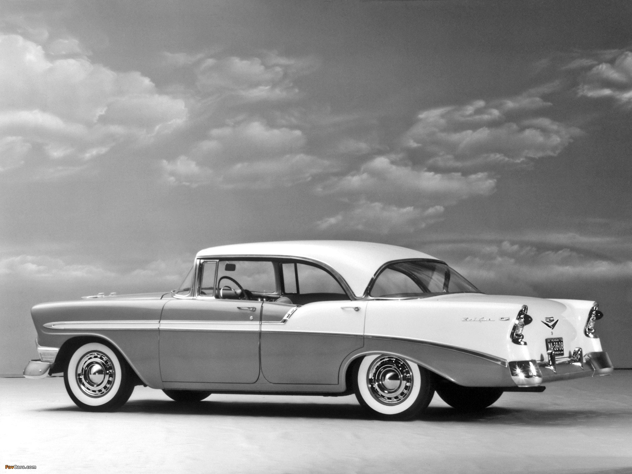 Chevrolet Bel Air Sport Sedan (2413-1039D) 1956 wallpapers (2048 x 1536)