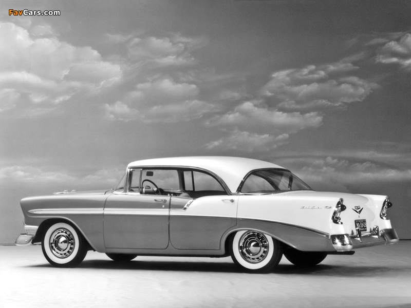 Chevrolet Bel Air Sport Sedan (2413-1039D) 1956 wallpapers (800 x 600)