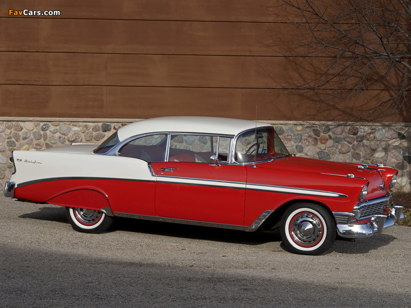 Chevrolet Bel Air Sport Coupe (2454-1037D) 1956 wallpapers (800 x 600)