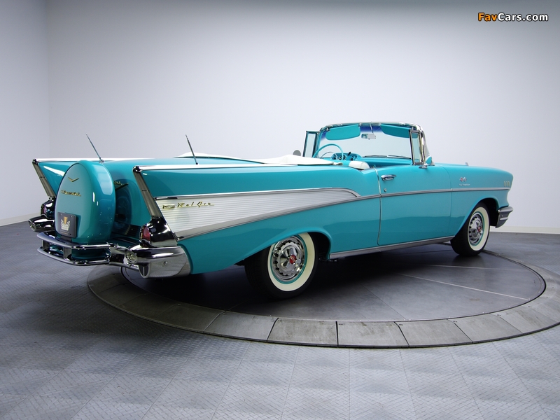 Chevrolet Bel Air Convertible Fuel Injection (2434-1067D) 1957 images (800 x 600)