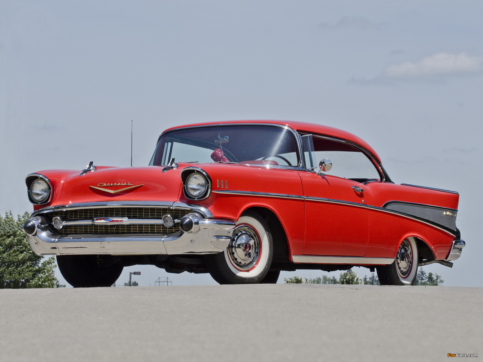 Chevrolet Bel Air Sport Coupe (2454-1037D) 1957 pictures (1600 x 1200)