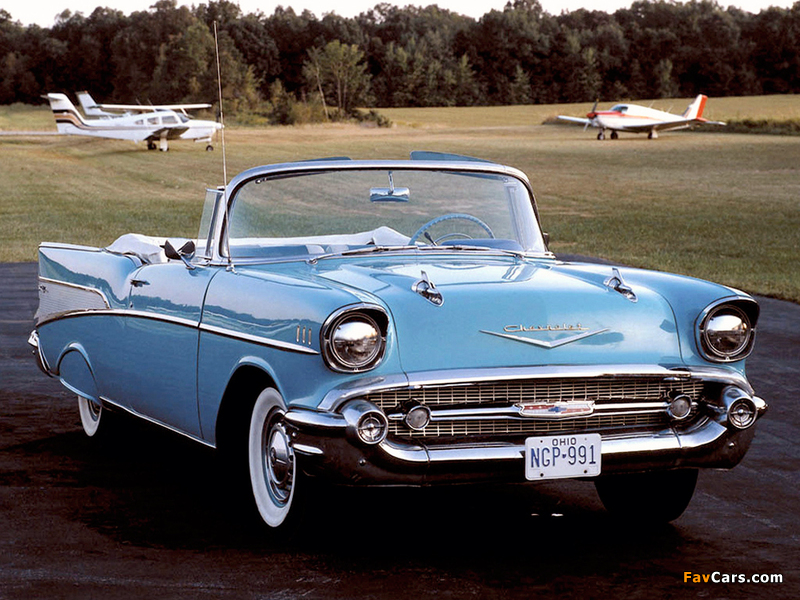 Chevrolet Bel Air Convertible (2434-1067D) 1957 wallpapers (800 x 600)