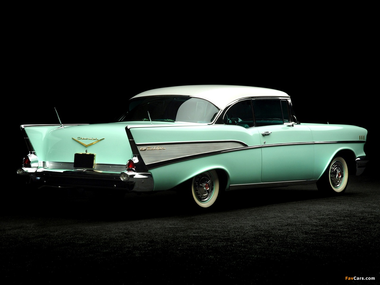 Chevrolet Bel Air Sport Coupe (2454-1037D) 1957 wallpapers (1280 x 960)