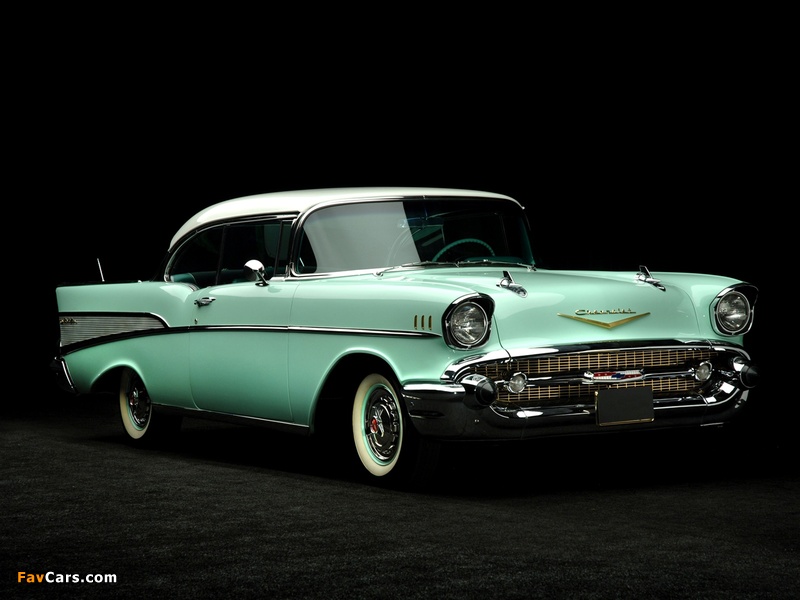 Chevrolet Bel Air Sport Coupe (2454-1037D) 1957 wallpapers (800 x 600)