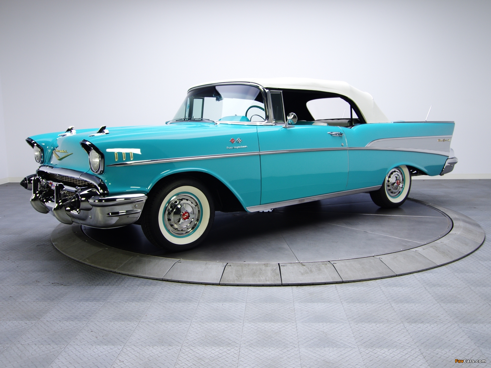 Chevrolet Bel Air Convertible Fuel Injection (2434-1067D) 1957 wallpapers (1600 x 1200)