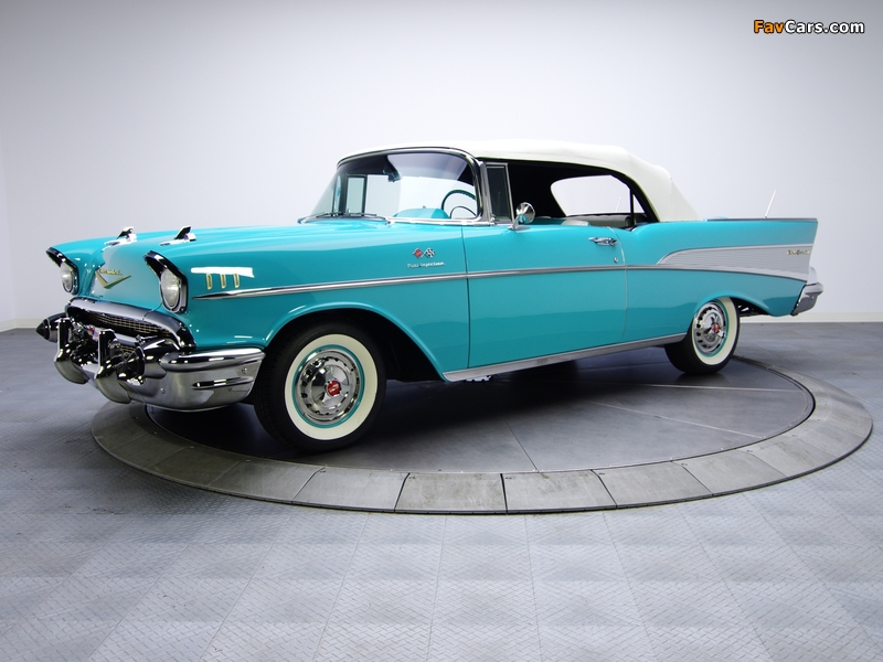 Chevrolet Bel Air Convertible Fuel Injection (2434-1067D) 1957 wallpapers (800 x 600)