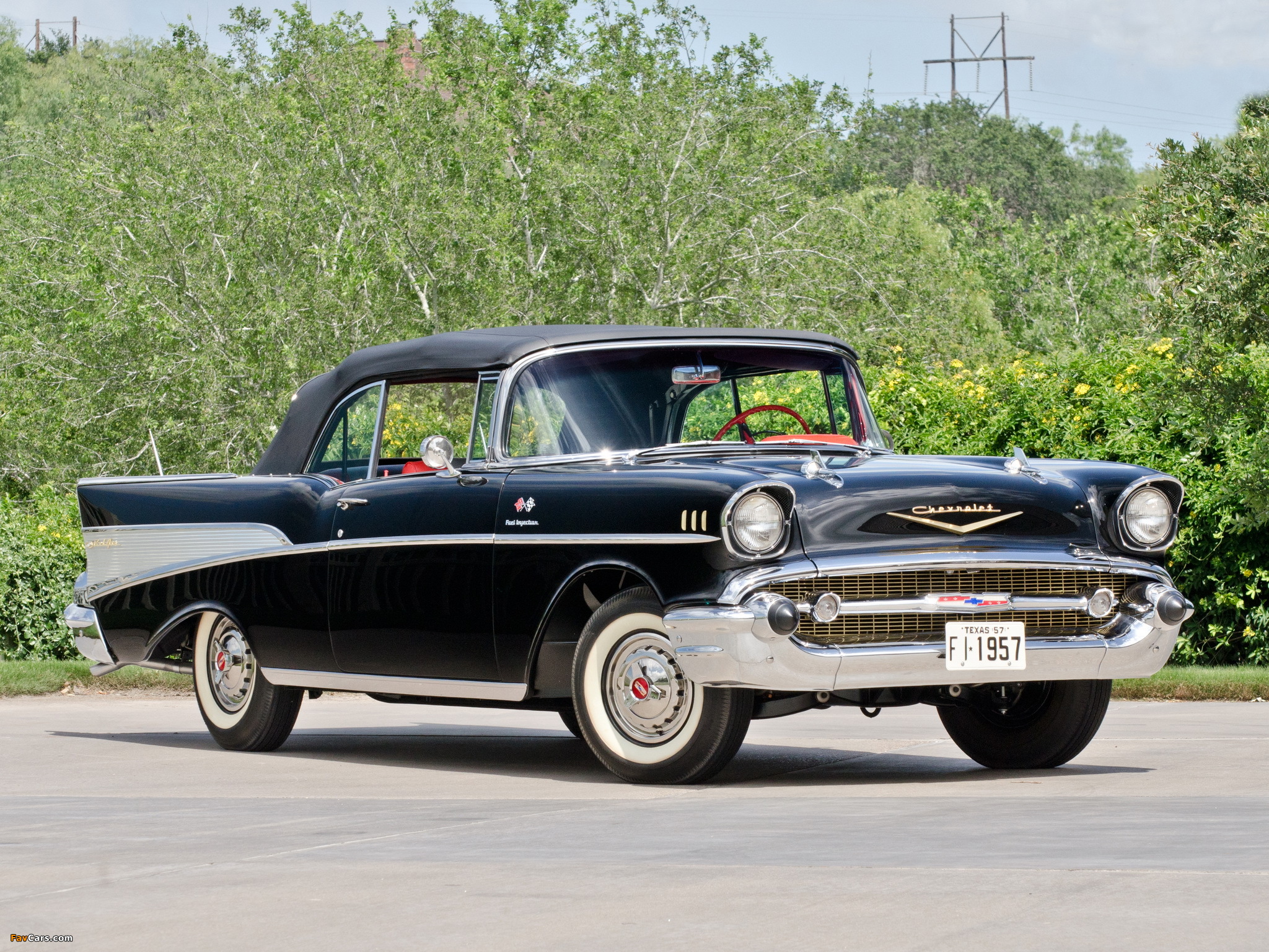 Chevrolet Bel Air Convertible Fuel Injection (2434-1067D) 1957 wallpapers (2048 x 1536)