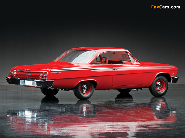 Chevrolet Bel Air Sport Coupe (1637) 1962 images (640 x 480)