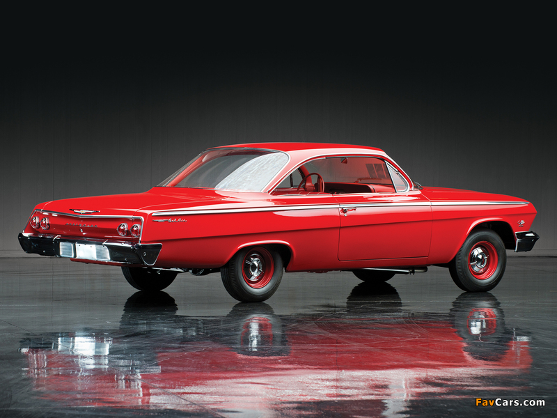 Chevrolet Bel Air Sport Coupe (1637) 1962 images (800 x 600)