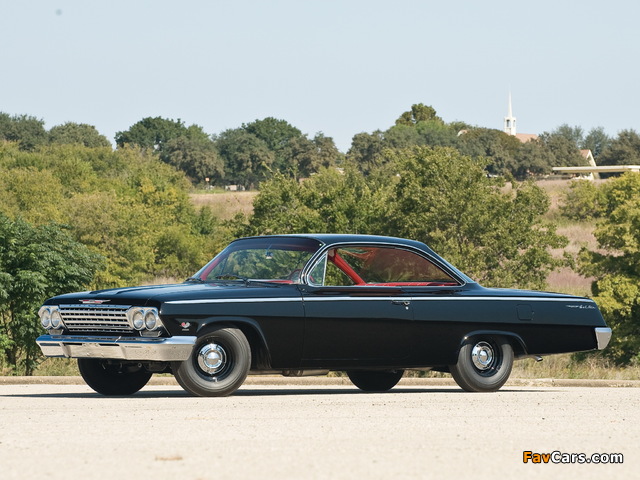 Chevrolet Bel Air Sport Coupe (1637) 1962 images (640 x 480)