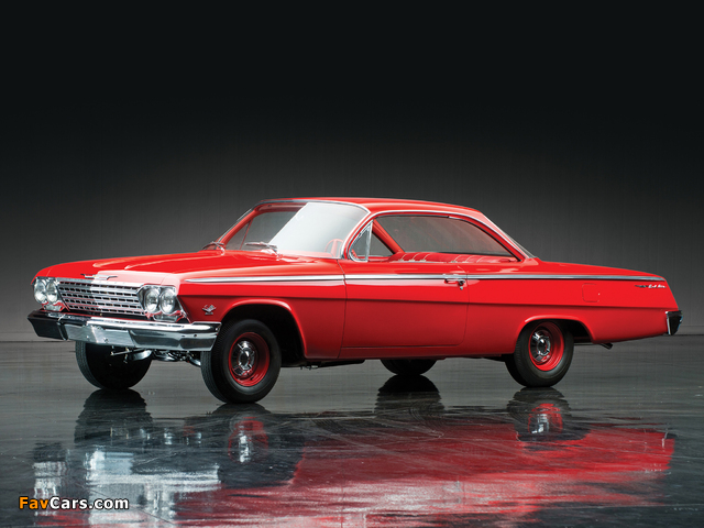 Chevrolet Bel Air Sport Coupe (1637) 1962 pictures (640 x 480)