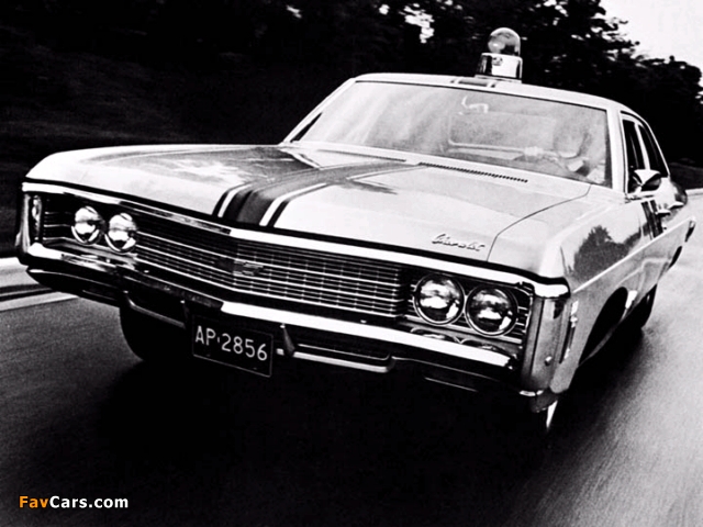 Chevrolet Bel Air Police Sedan 1969 pictures (640 x 480)