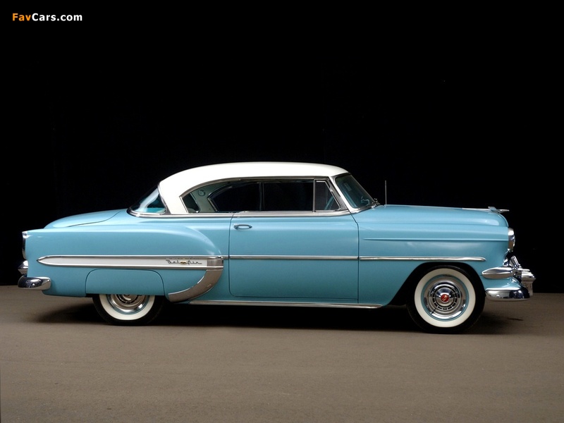 Chevrolet Bel Air Sport Coupe (2454-1037D) 1954 wallpapers (800 x 600)