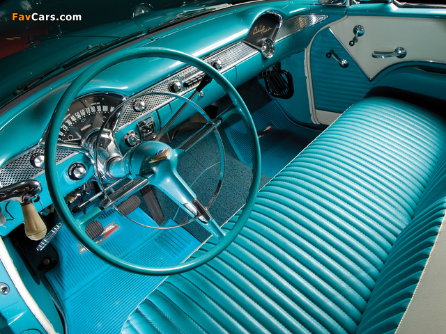 Chevrolet Bel Air Convertible (2434-1067D) 1955 wallpapers (640 x 480)