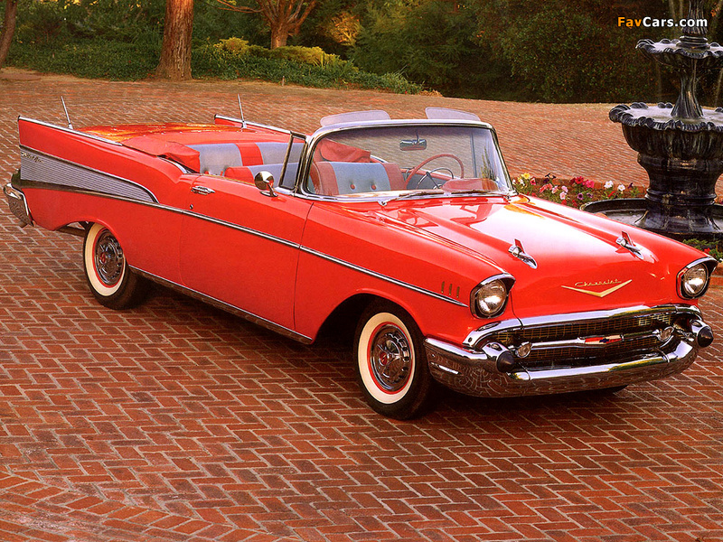 Chevrolet Bel Air Convertible (2400) 1957 images (800 x 600)