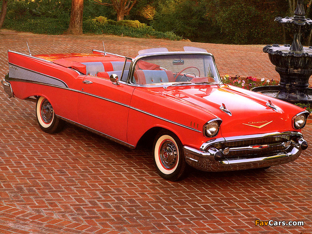 Chevrolet Bel Air Convertible (2400) 1957 images (640 x 480)