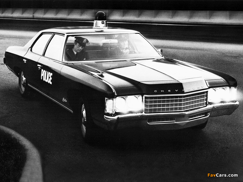 Chevrolet Bel Air Sedan Police 1971 wallpapers (800 x 600)