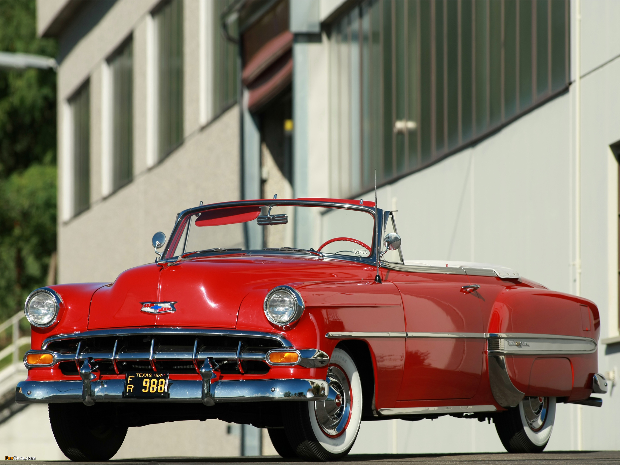 Images of Chevrolet Bel Air Convertible (2434-1067D) 1954 (2048 x 1536)