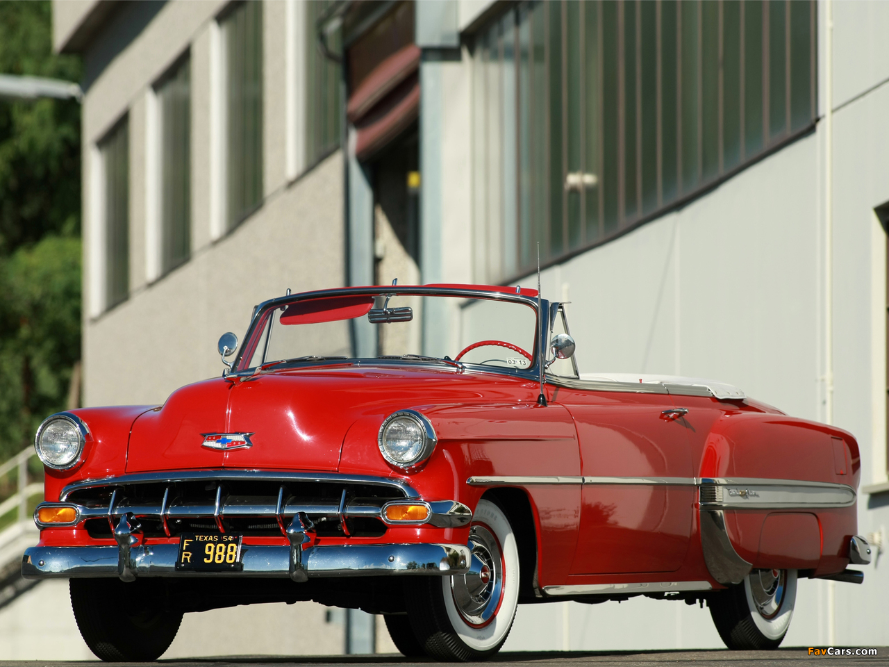Images of Chevrolet Bel Air Convertible (2434-1067D) 1954 (1280 x 960)
