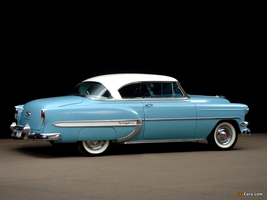 Images of Chevrolet Bel Air Sport Coupe (2454-1037D) 1954 (1024 x 768)