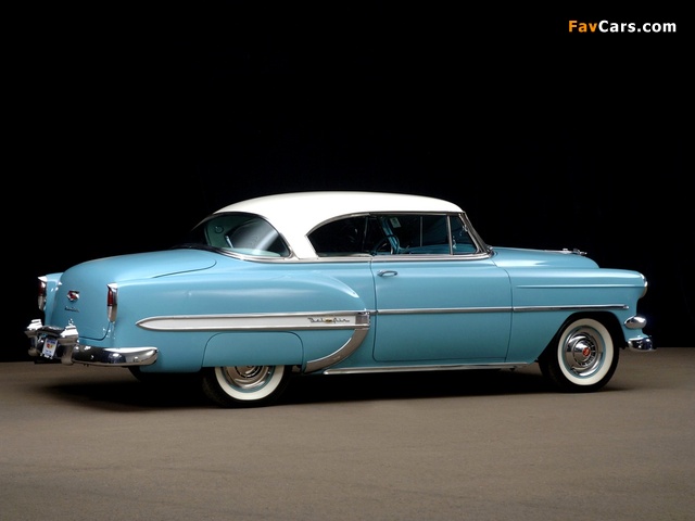 Images of Chevrolet Bel Air Sport Coupe (2454-1037D) 1954 (640 x 480)