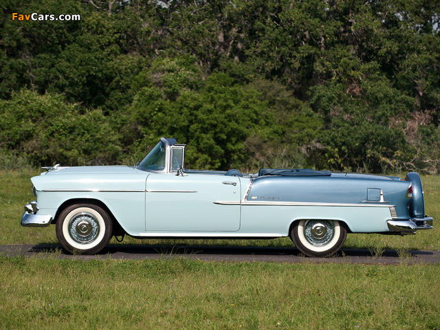 Images of Chevrolet Bel Air Convertible (2434-1067D) 1955 (640 x 480)
