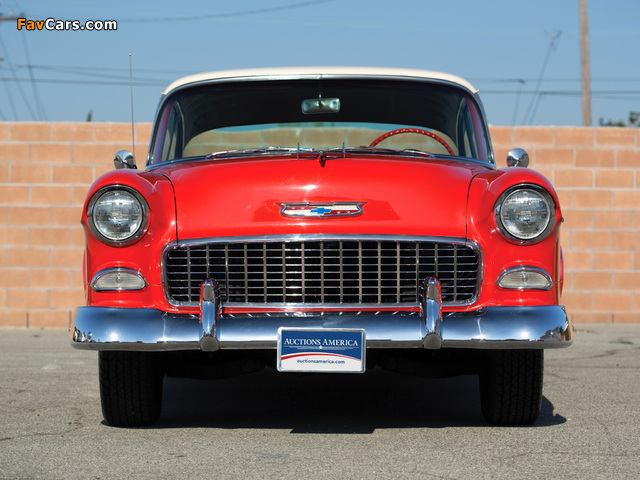 Images of Chevrolet Bel Air Sport Coupe (2454-1037D) 1955 (640 x 480)