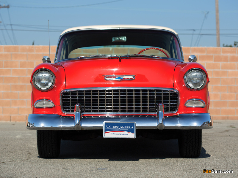 Images of Chevrolet Bel Air Sport Coupe (2454-1037D) 1955 (800 x 600)
