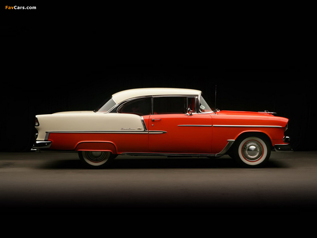 Images of Chevrolet Bel Air Sport Coupe (2454-1037D) 1955 (1024 x 768)