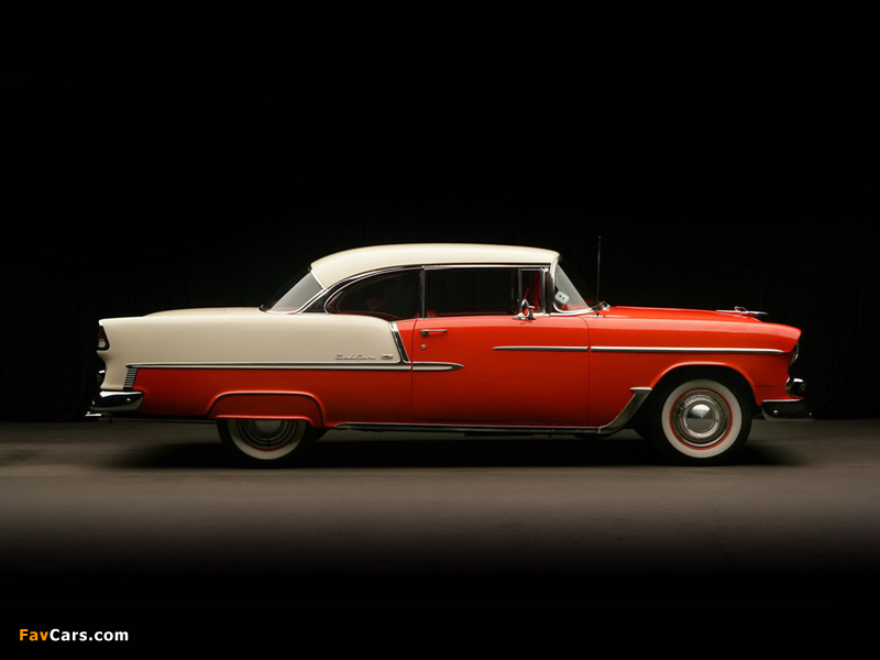 Images of Chevrolet Bel Air Sport Coupe (2454-1037D) 1955 (800 x 600)