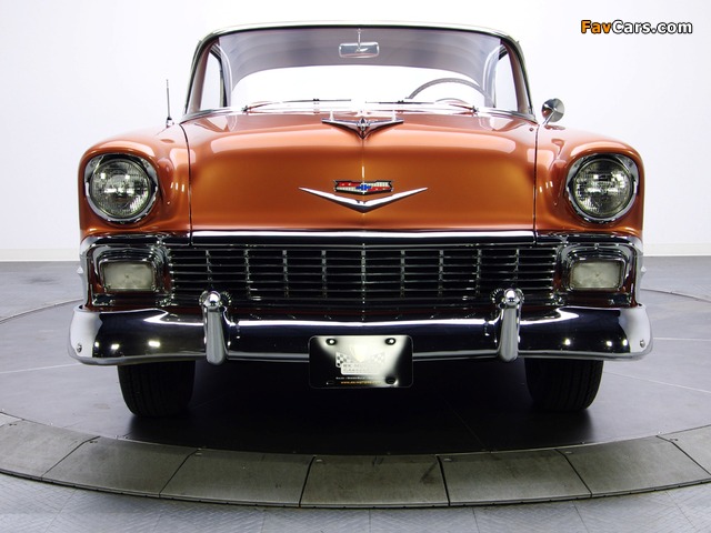Images of Chevrolet Bel Air Sport Coupe (2454-1037D) 1956 (640 x 480)