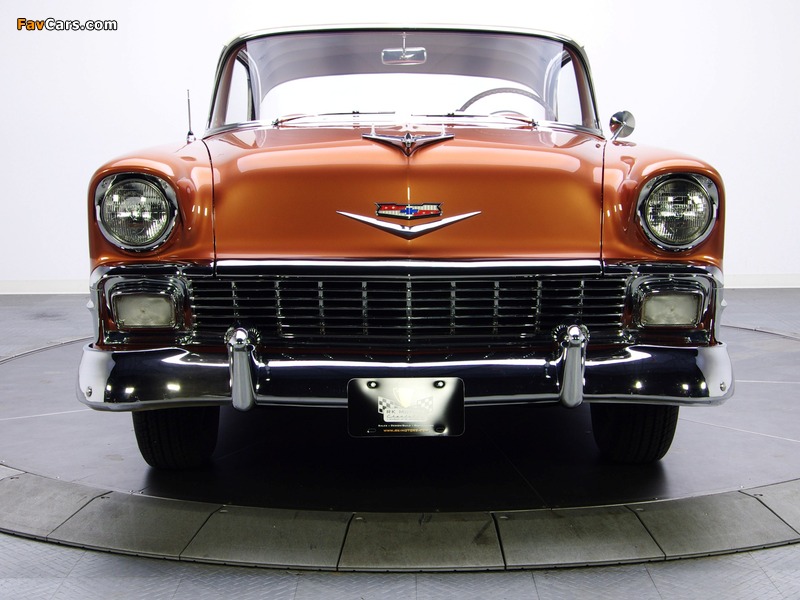 Images of Chevrolet Bel Air Sport Coupe (2454-1037D) 1956 (800 x 600)