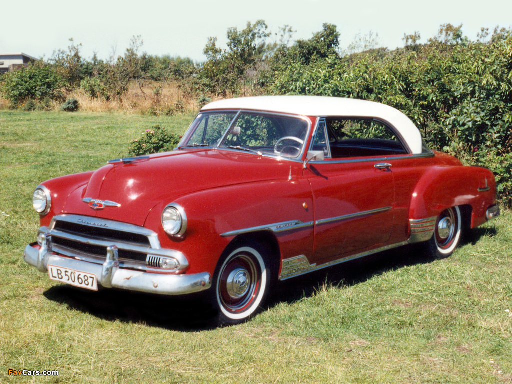 Photos of Chevrolet Deluxe Styleline Bel Air (2154-1037) 1951 (1024 x 768)