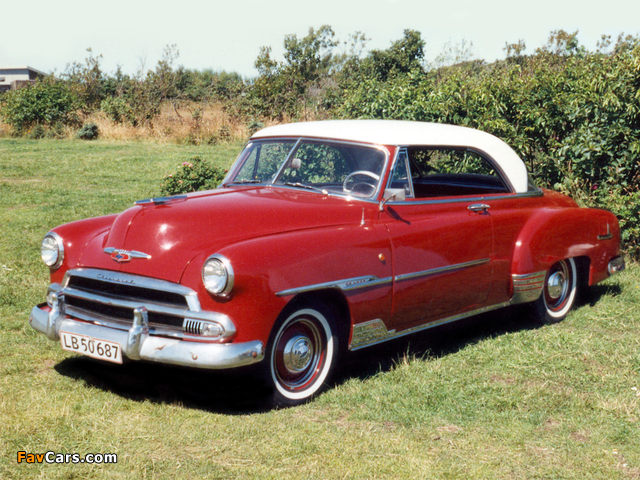 Photos of Chevrolet Deluxe Styleline Bel Air (2154-1037) 1951 (640 x 480)