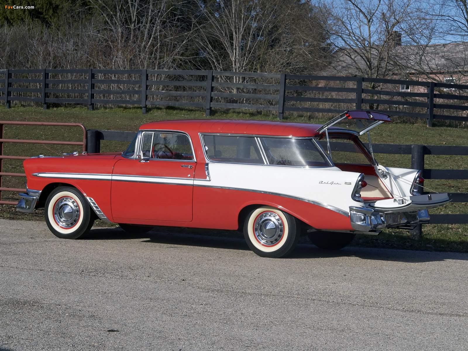 Pictures of Chevrolet Bel Air Nomad (2429-1064DF) 1956 (1600 x 1200)