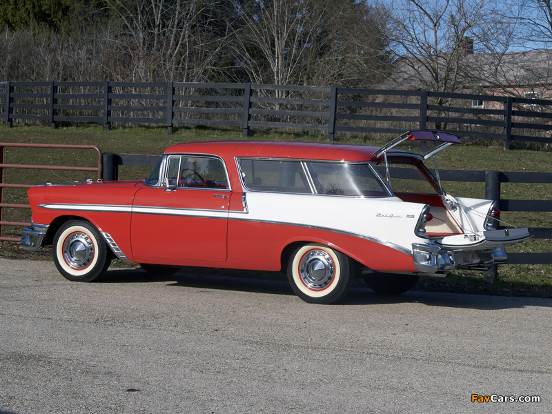 Pictures of Chevrolet Bel Air Nomad (2429-1064DF) 1956 (800 x 600)