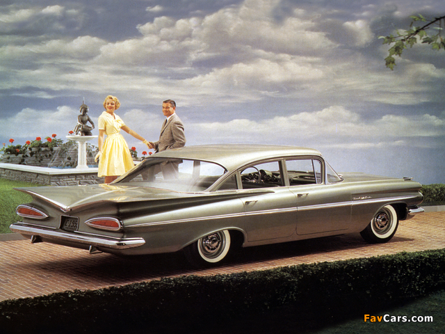 Pictures of Chevrolet Bel Air 4-door Sedan 1959 (640 x 480)