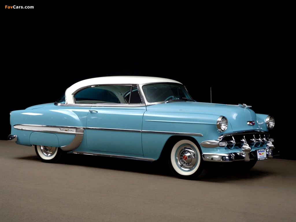 Pictures of Chevrolet Bel Air Sport Coupe (2454-1037D) 1954 (1024 x 768)