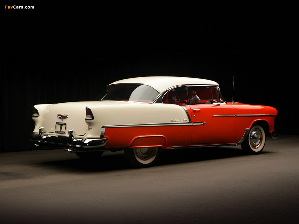 Chevrolet Bel Air Sport Coupe (2454-1037D) 1955 wallpapers (1024 x 768)