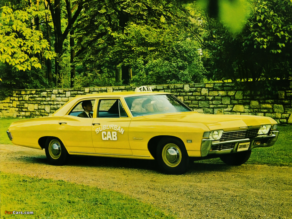 Chevrolet Biscayne Taxi 1968 pictures (1024 x 768)
