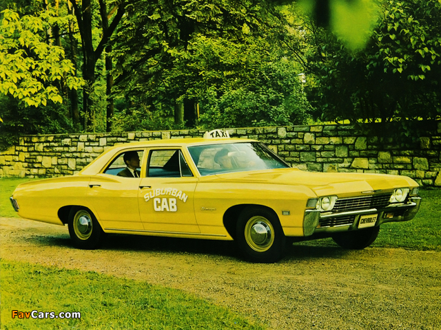 Chevrolet Biscayne Taxi 1968 pictures (640 x 480)