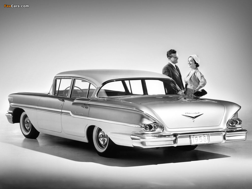 Pictures of Chevrolet Biscayne Sedan 1958 (1024 x 768)