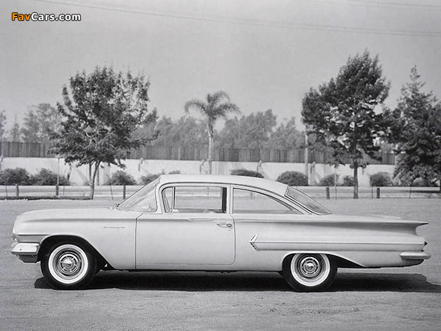 Chevrolet Biscayne 2-door Utility Sedan 1960 wallpapers (640 x 480)